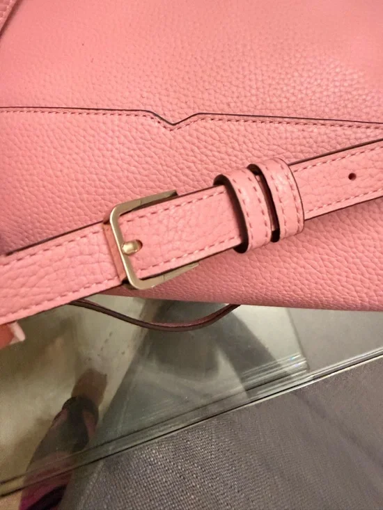 kate spade pink Riverdale backpack with mint SNAP patch and playful decals - Picture 4 of 7